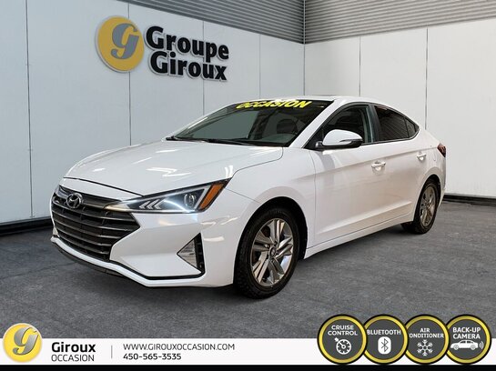 2019 HYUNDAI ELANTRA SEL/VALUE/LIMITED Preferred BA avec ensemble Soleil et sécurité White