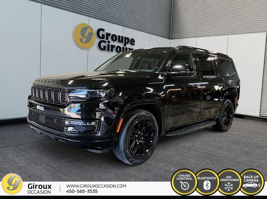 2024 JEEP WAGONEER SERIES II CARBIDE Série II Carbure 4x4 Black
